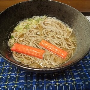 我が家のミニ蕎麦（柚子胡椒入り）